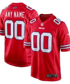 Buffalo Bills Nike Alternate Custom Game Jersey – Red