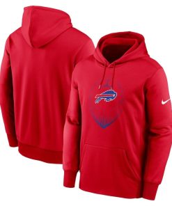 Buffalo Bills Nike Icon Performance Pullover Hoodie – Red