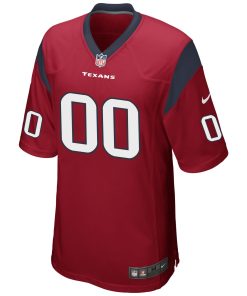 Alternative view of Houston Texans Nike Alternate Custom Game Jersey – Red