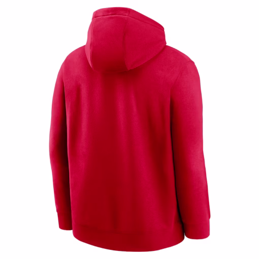 Men’s Kansas City Chiefs Nike Red Club Logo Pullover Hoodie - Image 3
