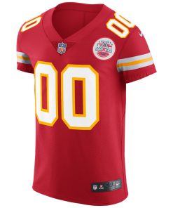 Alternative view of Kansas City Chiefs Nike Vapor Untouchable Custom Elite Jersey – Red