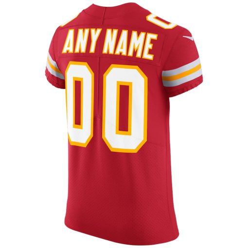 Kansas City Chiefs Nike Vapor Untouchable Custom Elite Jersey – Red - Image 3