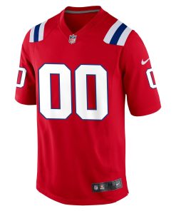 Alternative view of New England Patriots Nike Alternate Custom Jersey – Red