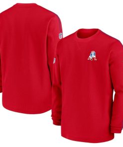 New England Patriots Nike Alternate Logo Coach Long Sleeve Top – Red