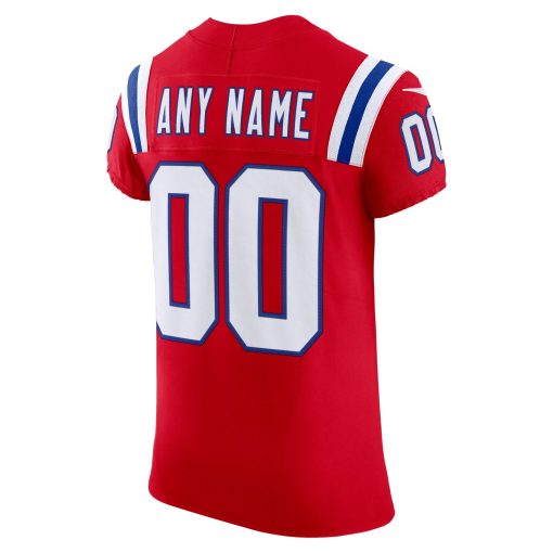 New England Patriots Nike Vapor F.U.S.E. Elite Custom Jersey – Red - Image 3