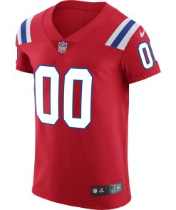 Alternative view of New England Patriots Nike Vapor Untouchable Custom Elite Jersey – Red