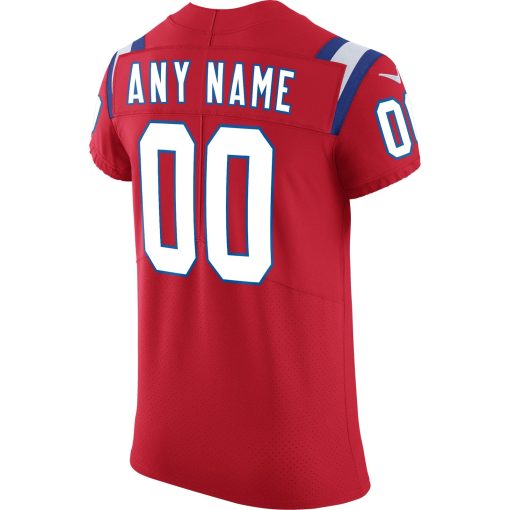New England Patriots Nike Vapor Untouchable Custom Elite Jersey – Red - Image 3