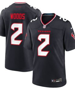 Robert Woods Houston Texans Nike Team Game Jersey – Navy