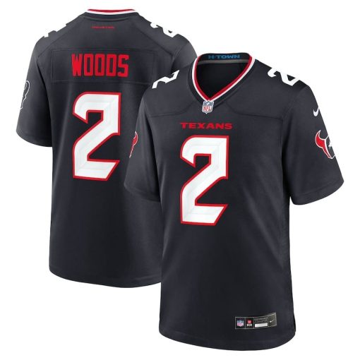 Robert Woods Houston Texans Nike Team Game Jersey – Navy