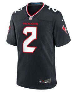 Alternative view of Robert Woods Houston Texans Nike Team Game Jersey – Navy