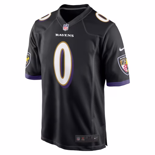 Roquan Smith Baltimore Ravens Nike Team Game Jersey – Black - Image 2