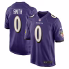 Roquan Smith Baltimore Ravens Nike Team Game Jersey – Purple