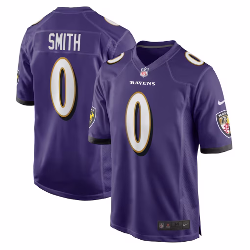 Roquan Smith Baltimore Ravens Nike Team Game Jersey – Purple