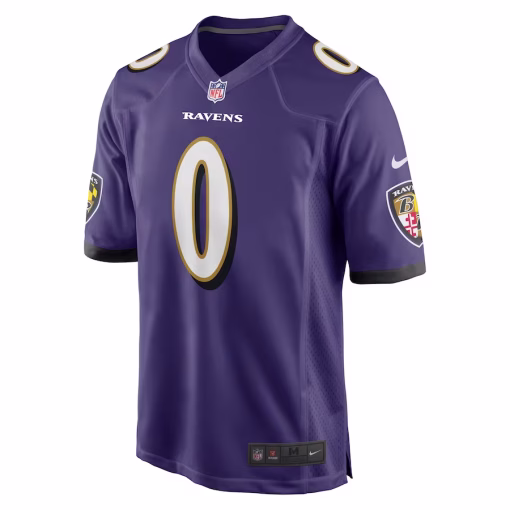 Roquan Smith Baltimore Ravens Nike Team Game Jersey – Purple - Image 2