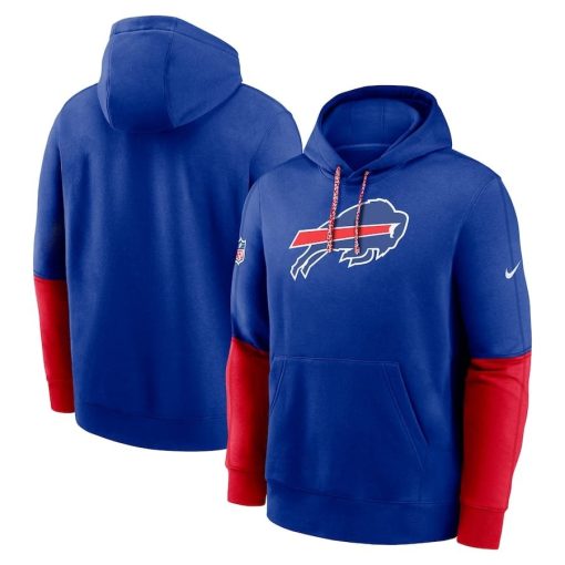 Buffalo Bills Nike 2024 Sideline Club Pullover Hoodie – Royal