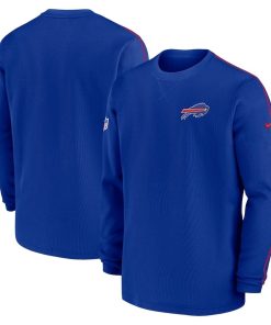 Buffalo Bills Nike 2024 Sideline Coaches Long Sleeve Top – Royal