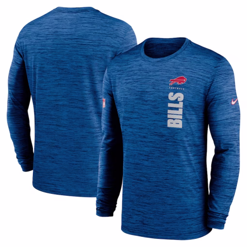 Buffalo Bills Nike 2024 Sideline Velocity Performance Long Sleeve T-Shirt – Royal