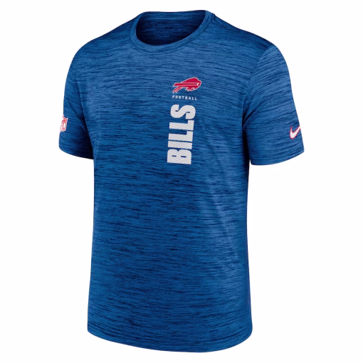 Buffalo Bills Nike 2024 Sideline Velocity Performance T-Shirt – Royal - Image 2
