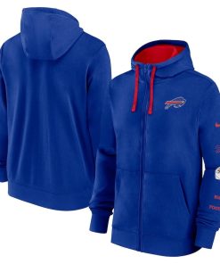 Buffalo Bills Nike Club Full-Zip Hoodie Jacket – Royal