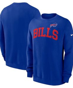 Buffalo Bills Nike Club Pullover Sweatshirt – Royal