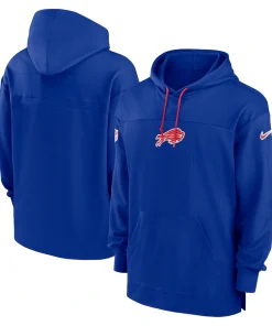 Buffalo Bills Nike Sideline Jersey Performance Pullover Hoodie – Royal