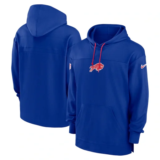 Buffalo Bills Nike Sideline Jersey Performance Pullover Hoodie – Royal