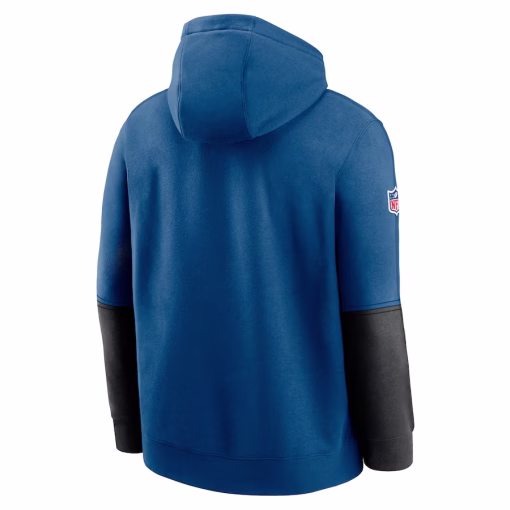 Indianapolis Colts Nike 2024 Sideline Club Pullover Hoodie – Royal - Image 2