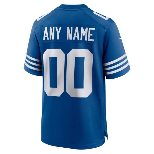 Indianapolis Colts Nike Alternate Custom Jersey – Royal - Image 3