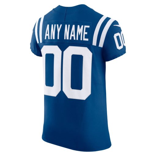 Indianapolis Colts Nike Vapor F.U.S.E. Elite Custom Jersey – Royal - Image 3