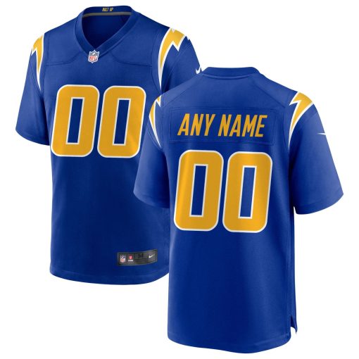 Los Angeles Chargers Nike Alternate Custom Game Jersey – Royal