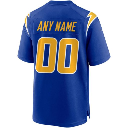 Los Angeles Chargers Nike Alternate Custom Game Jersey – Royal - Image 3