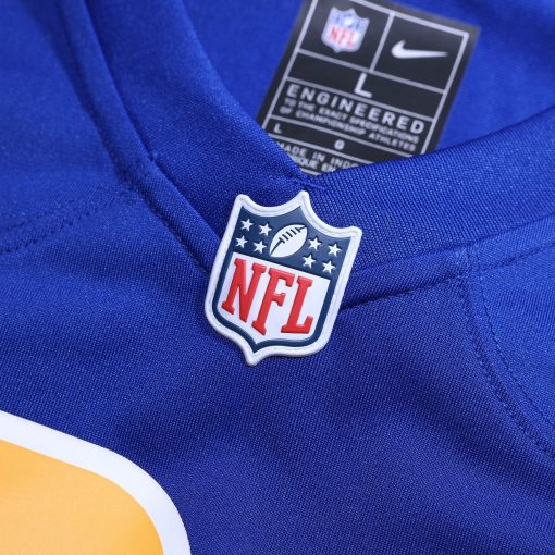 Los Angeles Chargers Nike Alternate Custom Game Jersey – Royal - Image 4