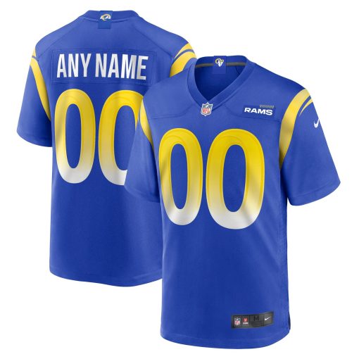Los Angeles Rams Nike Custom Game Jersey – Royal