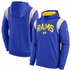 Los Angeles Rams Nike Sideline Athletic Stack Performance Pullover Hoodie – Royal