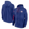 New York Giants Nike 2024 Sideline Club Full-Zip Hoodie – Royal