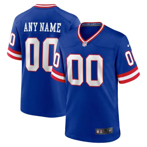 New York Giants Nike Classic Custom Game Jersey – Royal