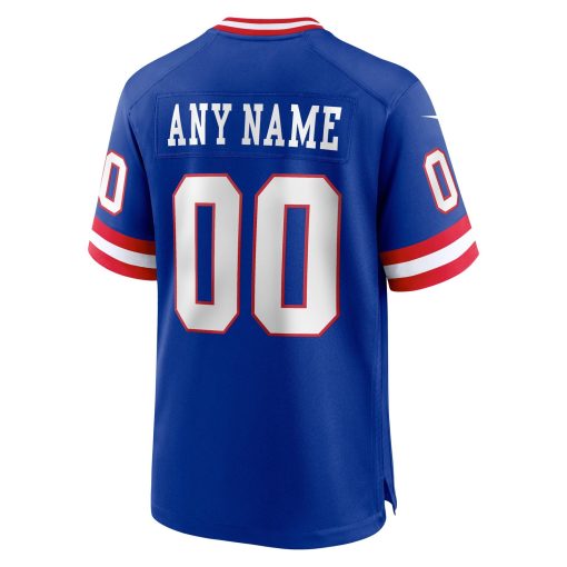 New York Giants Nike Classic Custom Game Jersey – Royal - Image 3