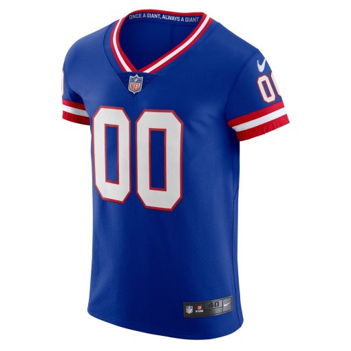 New York Giants Nike Classic Vapor Elite Custom Jersey – Royal - Image 2