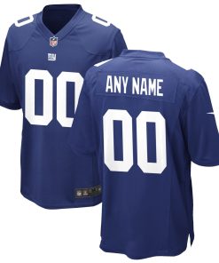 New York Giants Nike Custom Game Jersey – Royal
