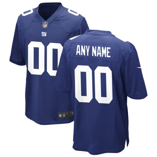 New York Giants Nike Custom Game Jersey – Royal