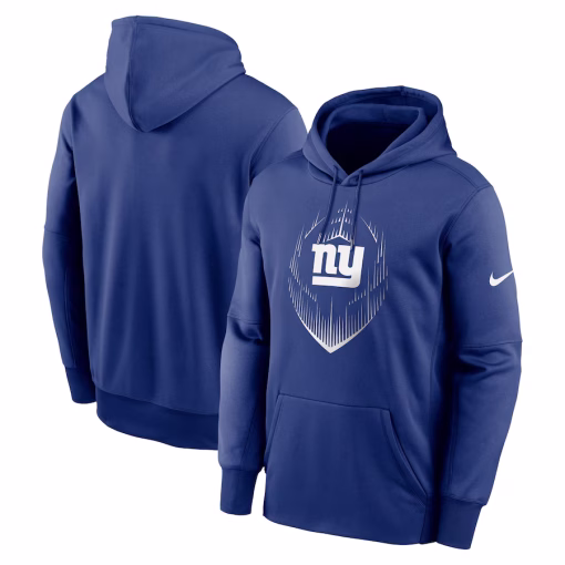 New York Giants Nike Icon Performance Pullover Hoodie – Royal