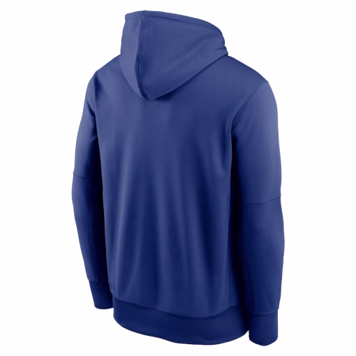 New York Giants Nike Icon Performance Pullover Hoodie – Royal - Image 2