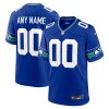 Seattle Seahawks Nike Throwback Custom Jersey – Royal