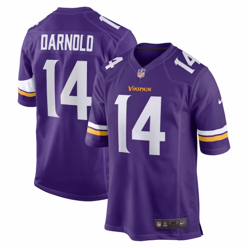 Sam Darnold Minnesota Vikings Nike Team Game Jersey – Purple