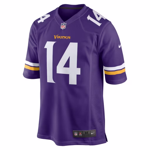 Sam Darnold Minnesota Vikings Nike Team Game Jersey – Purple - Image 2