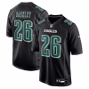 Saquon Barkley Philadelphia Eagles Nike Fashion Game Jersey – Carbon Black