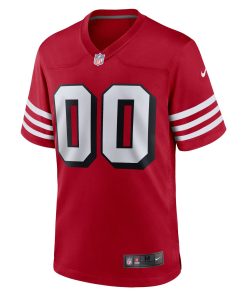 Alternative view of San Francisco 49ers Nike Alternate Custom Game Jersey – Scarlet
