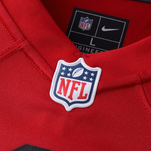 San Francisco 49ers Nike Alternate Custom Game Jersey – Scarlet - Image 4