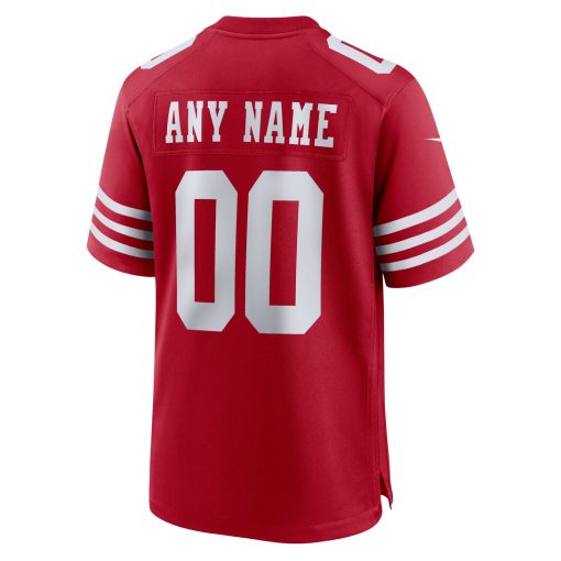 San Francisco 49ers Nike Custom Jersey – Scarlet - Image 3