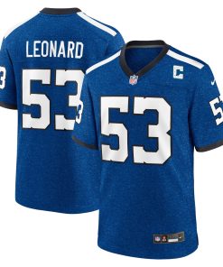 Shaquille Leonard Indianapolis Colts Nike Indiana Nights Alternate Game Jersey – Royal